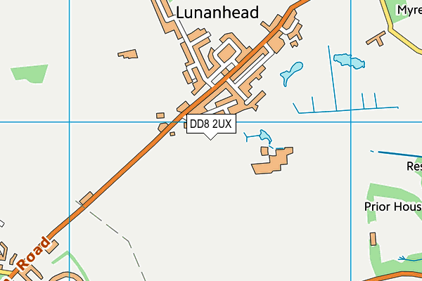 DD8 2UX map - OS VectorMap District (Ordnance Survey)
