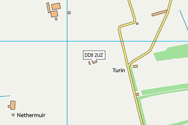 DD8 2UZ map - OS VectorMap District (Ordnance Survey)