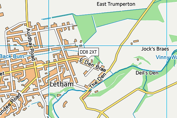 DD8 2XT map - OS VectorMap District (Ordnance Survey)
