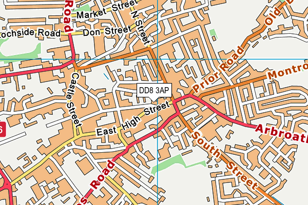 DD8 3AP map - OS VectorMap District (Ordnance Survey)