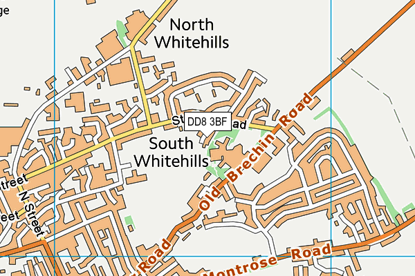 DD8 3BF map - OS VectorMap District (Ordnance Survey)