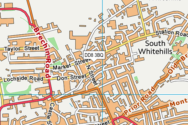DD8 3BQ map - OS VectorMap District (Ordnance Survey)