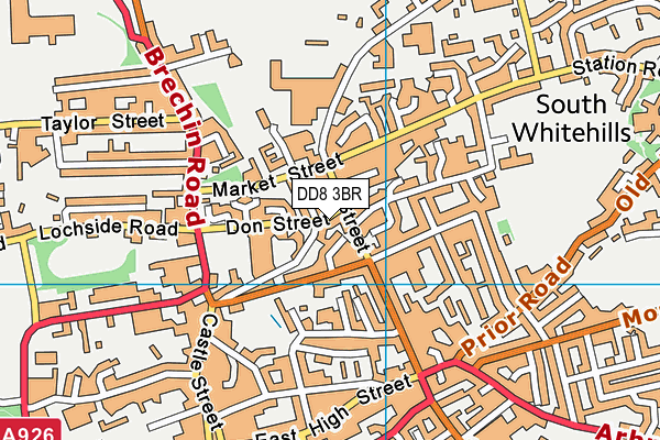 DD8 3BR map - OS VectorMap District (Ordnance Survey)