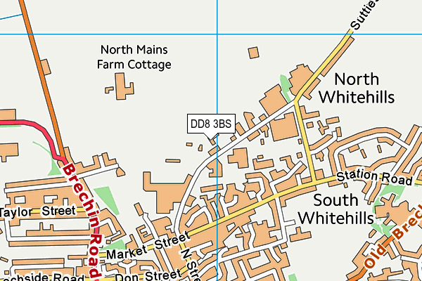 DD8 3BS map - OS VectorMap District (Ordnance Survey)