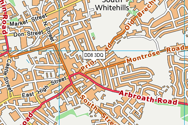 DD8 3DQ map - OS VectorMap District (Ordnance Survey)
