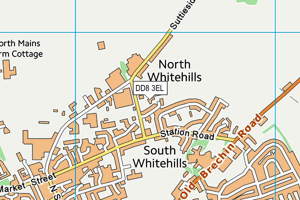 DD8 3EL map - OS VectorMap District (Ordnance Survey)