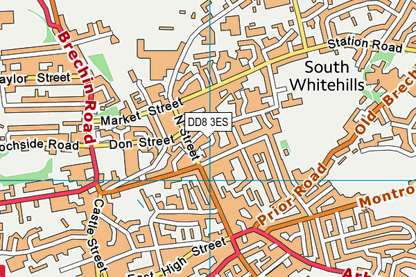 DD8 3ES map - OS VectorMap District (Ordnance Survey)