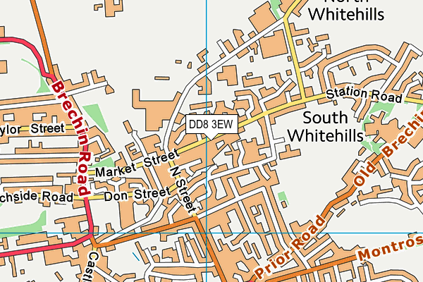 DD8 3EW map - OS VectorMap District (Ordnance Survey)