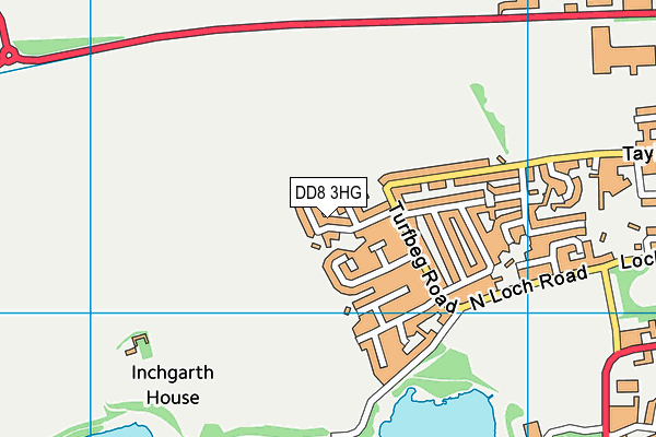 DD8 3HG map - OS VectorMap District (Ordnance Survey)