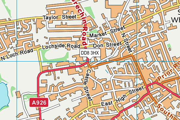 DD8 3HX map - OS VectorMap District (Ordnance Survey)