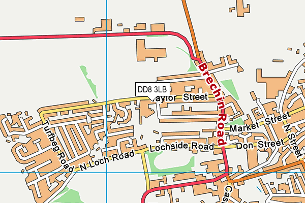 DD8 3LB map - OS VectorMap District (Ordnance Survey)