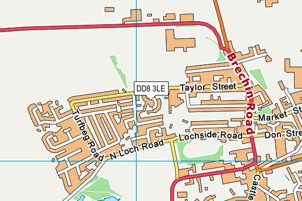 DD8 3LE map - OS VectorMap District (Ordnance Survey)