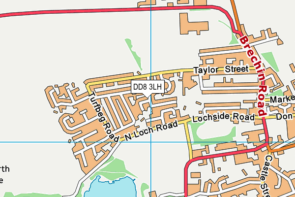 DD8 3LH map - OS VectorMap District (Ordnance Survey)