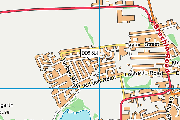 DD8 3LJ map - OS VectorMap District (Ordnance Survey)