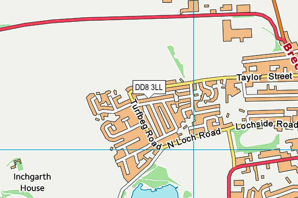DD8 3LL map - OS VectorMap District (Ordnance Survey)
