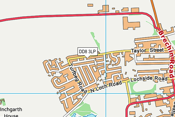 DD8 3LP map - OS VectorMap District (Ordnance Survey)