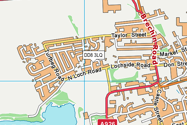 DD8 3LQ map - OS VectorMap District (Ordnance Survey)