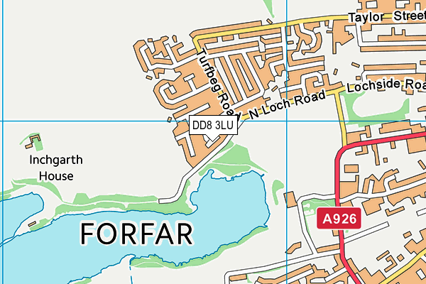 DD8 3LU map - OS VectorMap District (Ordnance Survey)