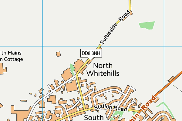 DD8 3NH map - OS VectorMap District (Ordnance Survey)
