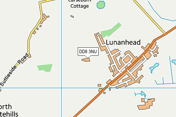 DD8 3NU map - OS VectorMap District (Ordnance Survey)