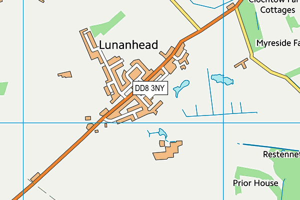 DD8 3NY map - OS VectorMap District (Ordnance Survey)