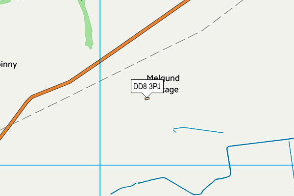 DD8 3PJ map - OS VectorMap District (Ordnance Survey)