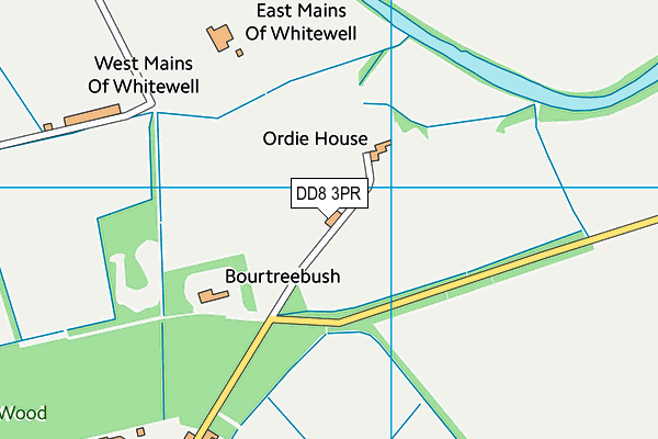 DD8 3PR map - OS VectorMap District (Ordnance Survey)