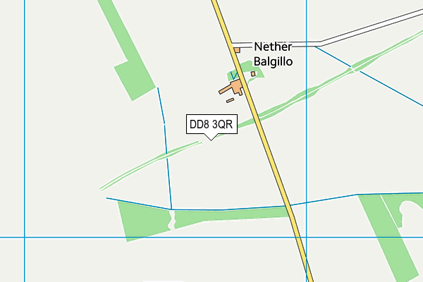 DD8 3QR map - OS VectorMap District (Ordnance Survey)