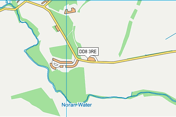 DD8 3RE map - OS VectorMap District (Ordnance Survey)