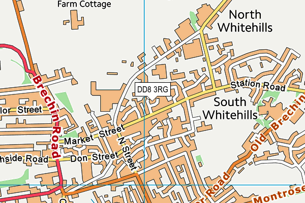 DD8 3RG map - OS VectorMap District (Ordnance Survey)