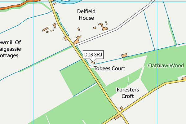 DD8 3RJ map - OS VectorMap District (Ordnance Survey)