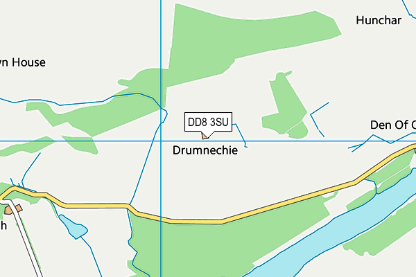 DD8 3SU map - OS VectorMap District (Ordnance Survey)