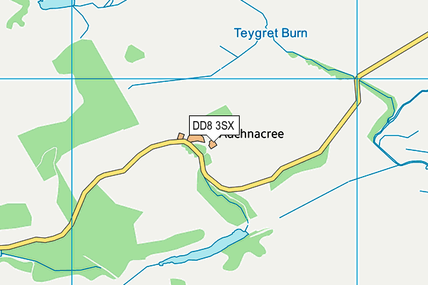 DD8 3SX map - OS VectorMap District (Ordnance Survey)