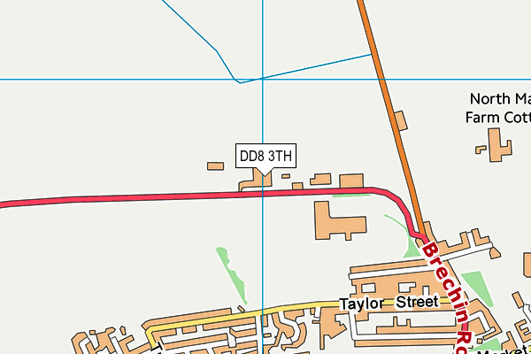 DD8 3TH map - OS VectorMap District (Ordnance Survey)