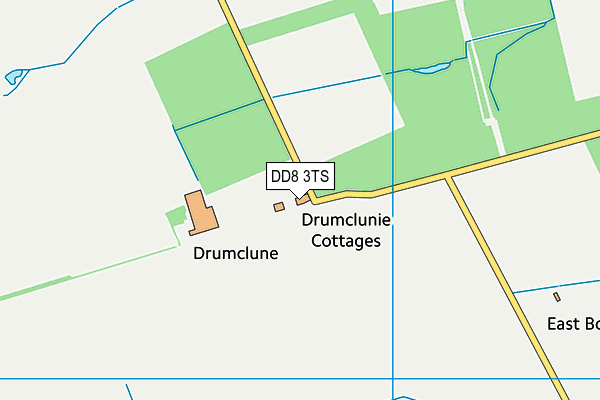 DD8 3TS map - OS VectorMap District (Ordnance Survey)
