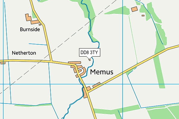DD8 3TY map - OS VectorMap District (Ordnance Survey)