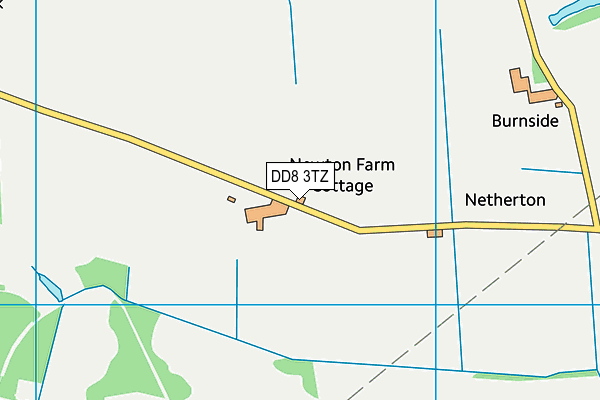 DD8 3TZ map - OS VectorMap District (Ordnance Survey)