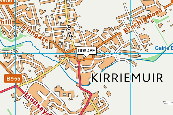 Map of THRUMS LETTING LIMITED at district scale