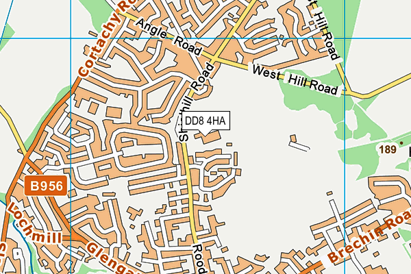 DD8 4HA map - OS VectorMap District (Ordnance Survey)