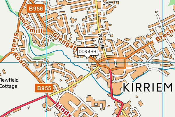 DD8 4HH map - OS VectorMap District (Ordnance Survey)