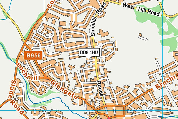 DD8 4HU map - OS VectorMap District (Ordnance Survey)