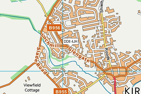 DD8 4JH map - OS VectorMap District (Ordnance Survey)