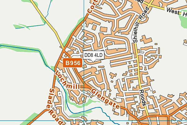 DD8 4LD map - OS VectorMap District (Ordnance Survey)