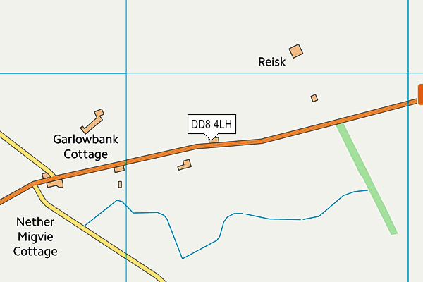 DD8 4LH map - OS VectorMap District (Ordnance Survey)