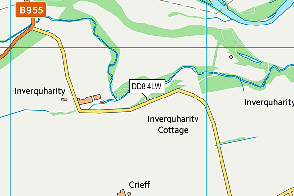 DD8 4LW map - OS VectorMap District (Ordnance Survey)