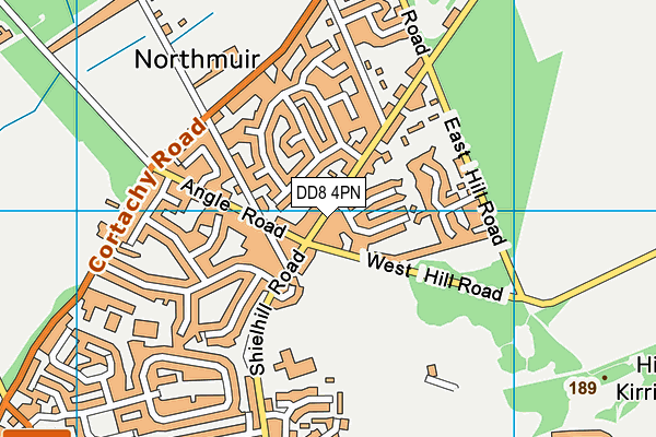 DD8 4PN map - OS VectorMap District (Ordnance Survey)