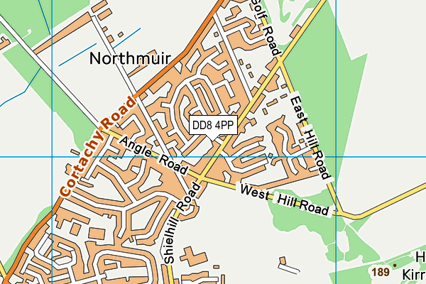 DD8 4PP map - OS VectorMap District (Ordnance Survey)