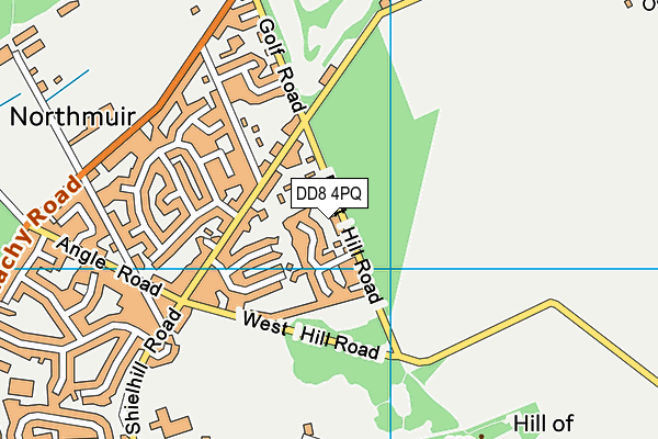 DD8 4PQ map - OS VectorMap District (Ordnance Survey)