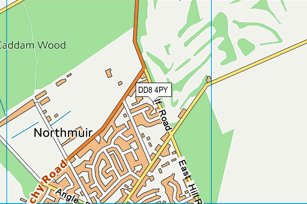 DD8 4PY map - OS VectorMap District (Ordnance Survey)