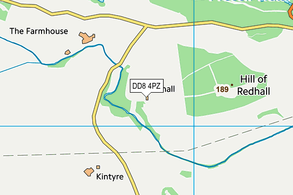 DD8 4PZ map - OS VectorMap District (Ordnance Survey)